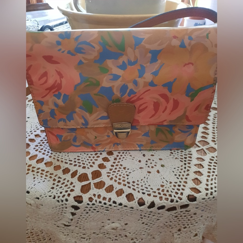 Patricia Nash Crossbody Bag Citrus Rose Collection NWT